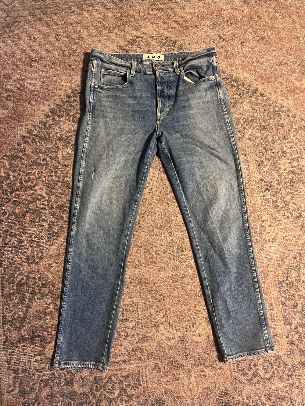 Women’s Amo Damsel Tomboy Distressed Embroidered Jeans 29